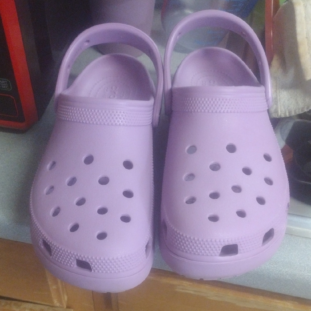 Womens Purple Crocs